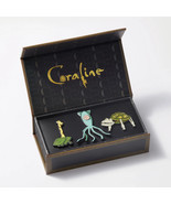 Coraline Toy Chest Enamel Pin Set Giraffe Squid Turtle - £63.20 GBP