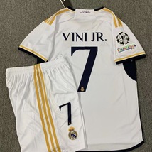 23/24 Real Madrid Home Kit VINI JR Jerseys with Socks for Kids and Adults - £20.78 GBP