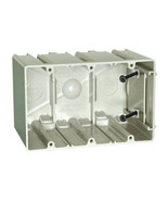 Allied Moulded SliderBox 3-3/4 in. Rectangle Polycarbonate 3 Gang Outlet... - $24.10