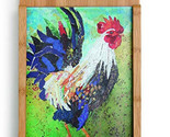 Silvestri Demdaco Rooster Wood and Glass Cutting Board Set, Multicolor  - £28.78 GBP