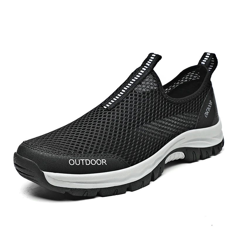 Summer Men Casual Shoes    Men Outdoor Climbing Hi Shoes Tenis Slip-on Mens Loaf - £120.29 GBP