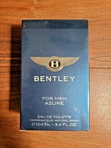 Bentley For Men Azure Eau De Toilette 3.4 Fl. Oz. (SEALED/NEW) - £31.80 GBP