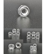 Transparent Pony Beads Barrel Shape Ideal For Dummy Clips 6mm x 9mm - $2.42+