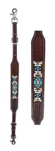 Western  Tack Floral Tooled Leather Wither Breast Collar Strap  10507 - $29.69