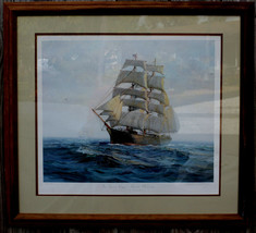Charles Vickery print framed signed numbered The Square Rigger Harriet McGovern - £191.84 GBP