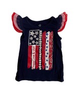 Patriotic July 4th Baby Girl Top  - $14.85