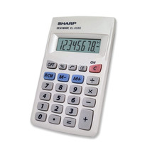 Sharp 8 Digit Battery Calculator (White) - $19.36