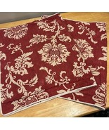 CHAPS Ralph Lauren Red Floral French Riviera King Shams- Set of Two - $29.69
