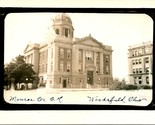 RPPC Monroe Contea Palazzo Della Contea - Woodfield Ohio Oh Unp Cartolina - $45.04