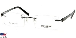 New Lumiere Eyewear Italy 7003 COL.3 Black Eyeglasses Rimless 48-19-140 &quot;Read&quot; - £50.74 GBP
