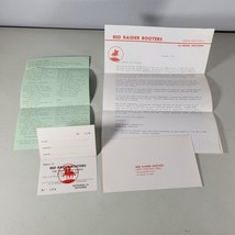 1979 Red Raiders Rooters Central High School Football Original Member Card - £7.85 GBP