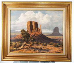 James Fetherolf (1925-1994) Arizona Landscape The Mittens Monument Valle... - $4,826.25