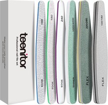 Teenitor Nail File Nail Buffer 6 pcs Nail Files and Buffers for Natural ... - $416.85 MXN