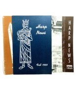 Lot of 4 Harp News Magazines 1962, 1964, 1965 - £15.76 GBP
