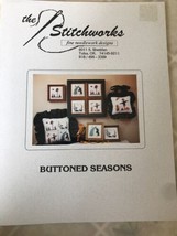 Buttoned Seasons Cross Stitch pattern by The Stitchworks - £8.37 GBP