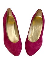 Bruno Magli Suede VTG 80s  Violet  Pumps Shoes Women’s Size 6.5B Dress H... - $1,658.17 MXN