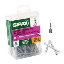 SPAX #8 x 2 Exterior/Interior Trim Head Wood Composite Screws White Powe... - $42.22 CAD+