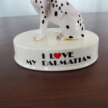 Dalmatian Dog Figurine, Vintage Animal Figurines, I love my Dalmatian Dog, Japan image 4