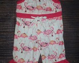 NEW Boutique Baby Girls Flamingo Ruffle Romper 6-12 Months - $12.99