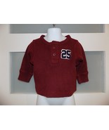 The Children&#39;s Place Maroon Henley Shirt Boys Size 6-9 months Boys EUC - €7,84 EUR