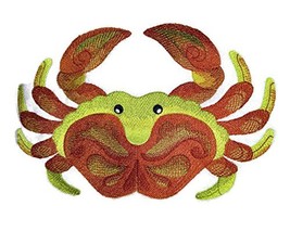 Nature&#39;s Bounty Beautiful Custom Crab Portraits[ Crab in Watercolor] Embroidered - £17.48 GBP