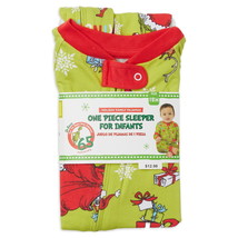 Dr. Seuss Unisex Infant Grinch Matching Family One-Piece Pajamas Size 6-... - $17.81