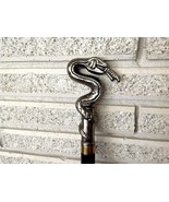 Cane E Rattlesnake Coiled and Ready To Strike Tongue Extended Seeking Prey - £32.52 GBP