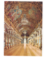 Vtg Postcard-Germany-Royal Castle-Gallery of Mirrors-Interior-4x6 Chrome... - £4.62 GBP