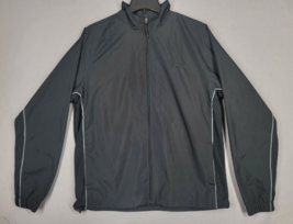 Champion C9 Jacket Mens Medium Black Full Zip Windbreaker Outdoors Adjustable - £13.34 GBP