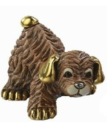 De Rosa - Baby Brown Dog - Item F389 - Size 9x8x7cm - $54.64