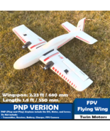 RC Airplane FPV Plane Sky Hunter DIY EPP Flying Wing Twin Motors Aircraf... - $2,690.37 MXN