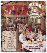 Buckhorn Exchange Brochure Denver Colorado Historic Museum, Steakhouse &amp; Saloon  - £11.07 GBP