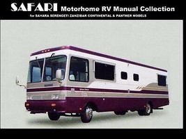 Safari Motorhome Operations Manuals 480pg For Sahara Panther Rv Service &amp; Repair - £19.22 GBP