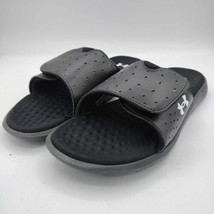 Under Armour Locker Black Slides Sandals  Size 9 Womens Brand New - $26.99