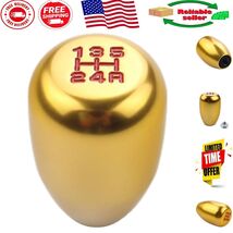 High-Quality Gold Aluminum Gear Shift Knob - Fits M12x1.25 Threads, Manu... - $15.04
