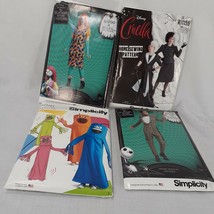 Lot of 5 Simplicity Sewing Patterns Costumes Uncut Factory Folded Women&#39;... - $14.63