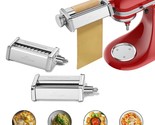 Pasta Attachment For Kitchenaid Stand Mixer Included Pasta Sheet Roller,... - £136.07 GBP
