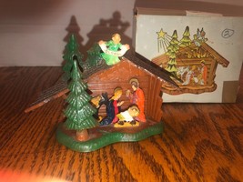 Vintage Miniature Plastic Nativity-3&quot; Tall 423A Hong Kong IOB - $9.95