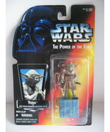 1995 Star Wars Yoda with Jedi Trainer Backpack and Gimer Stick Action Fi... - $13.95