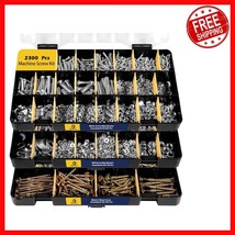 Comprehensive 2240-Piece Hardware Kit with Stackable Storage - Ideal for... - $1,137.86 MXN
