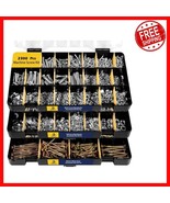 Comprehensive 2240-Piece Hardware Kit with Stackable Storage - Ideal for... - $1,137.86 MXN