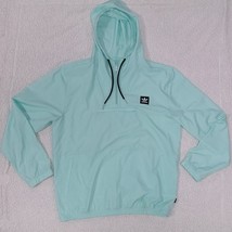 ADIDAS Mint Green Half Zip Windbreaker Jacket Womens Size M - $33.90