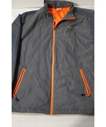 Redhead Quilted Windbreaker Jacket Dobby Hunter Orange Packable Mens XL - £13.10 GBP