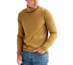 New Apt. 9 Men&#39;s Merino Wool Blend Turtleneck Sweater Camel Heather Medium - $35.63