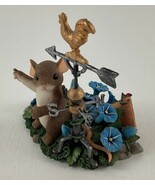 Charming Tails “Headin’ In The Right Direction” Mouse Blue Flowers 89/197 - $54.40