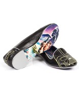 NEW! Luxe Star Wars Darth Vader IRREGULAR CHOICE Womens Loafers Flats Sh... - £105.03 GBP