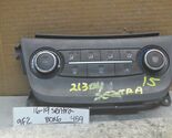 15-17 Nissan Sentra AC Heat Climate Temperature 275004AT2A Control 459-9... - $9.79