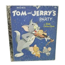 Vintage Mgm&#39;s Tom And Jerry&#39;s Party Little Golden Book Children&#39;s Storybook - £11.57 GBP