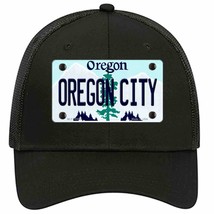Oregon City Oregon Novelty Black Mesh License Plate Hat - £22.90 GBP