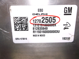 18-19  CHEVROLET EQUINOX/TERRAIN/ 1.5L & 2.0L/ E80    /ENGINE COMPUTER.ECU image 2